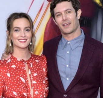 Adam Brody with his wife Leighton Meester